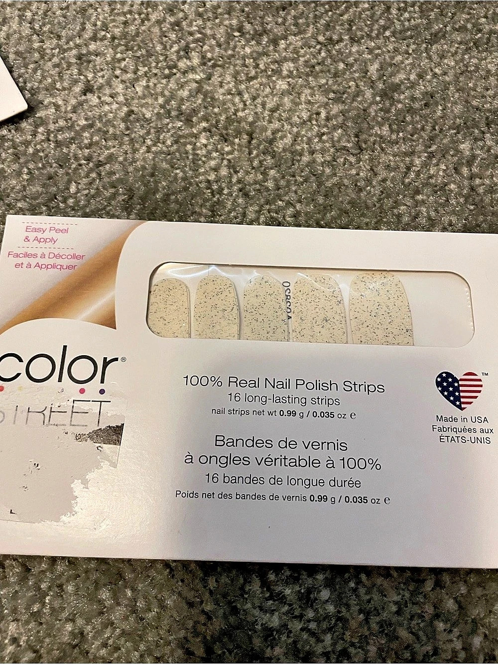 Color Street Glittersweet Glitter Nail Strips NWT